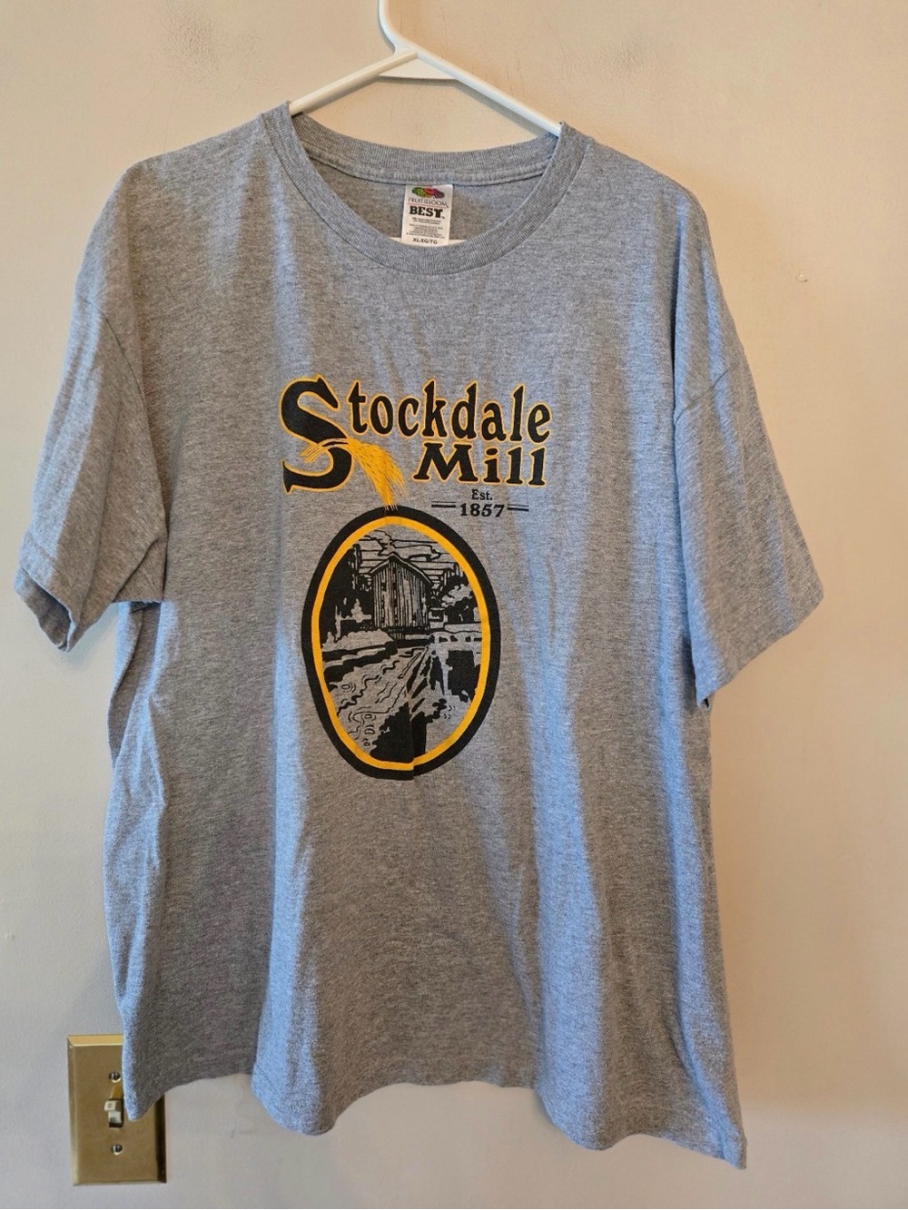 Y2k stockdale mill graphic t-shirt size mens xl